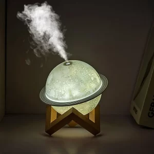 Humidificador con forma de planeta