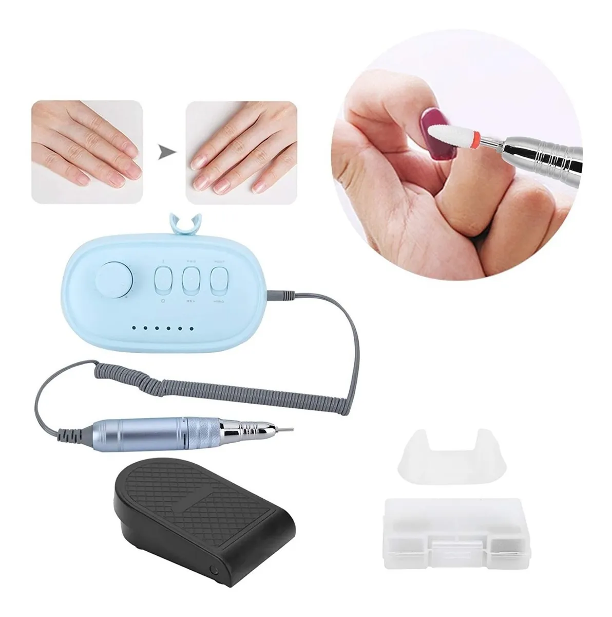 Pulidor De Uñas Manicura Profesional Y Liviano Jmd 206 - Image 2