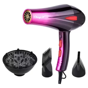 Secador Profesional Color violeta con negro