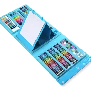 Kit Artes Niños Y Libro 208 Piezas Crayones Pintura Colores