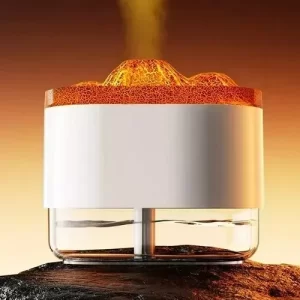 Humidificador Difusor Aromaterapia Volcán Luz Led 300