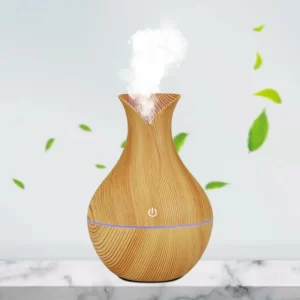 Humidificador Difusor 130ml Aromaterapia Portátil Madera