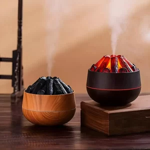 Humidificador Fuego Carbon Niebla Fria Hogar Dormitorio
