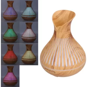 Humidificador difusor de aromaterapia en forma de jarrón de 400 ml