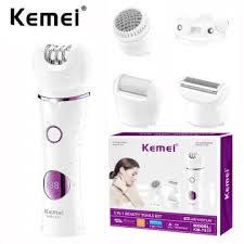 Kemei-Depiladora eléctrica profesional